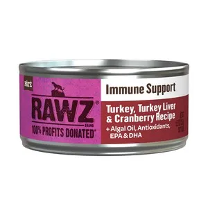 24/5.5oz Rawz Immune Turkey & Tky Liver - Dog/Cat Supplements